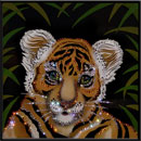 SWAROVSKI -  Картина из кристаллов Swarovski В джунглях