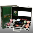 ?ГРЫ - Покер в алюминиевом кейсе,200 фишек  ZX6006